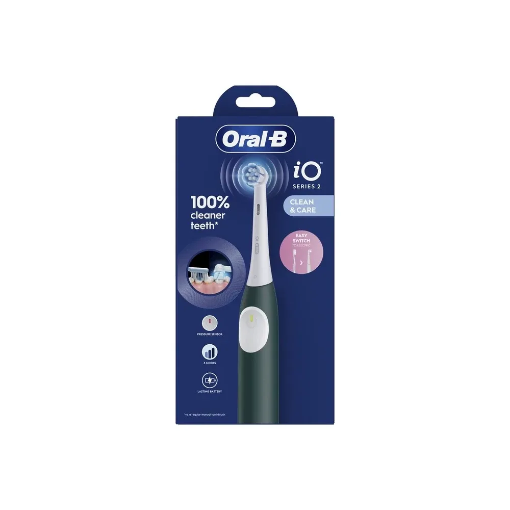Oral-B iO2 elektromos fogkefe, Forest Green, erdőzöld