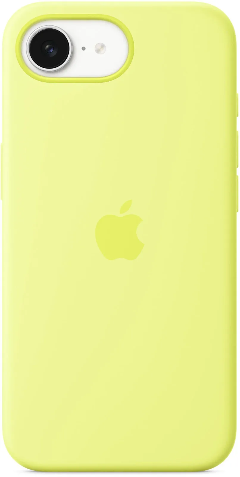 Apple iPhone 16e neonsárga szilikon tok