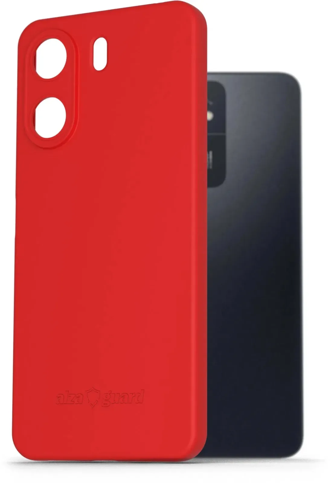 AlzaGuard Matte Case Xiaomi 15 Pro piros TPU tok