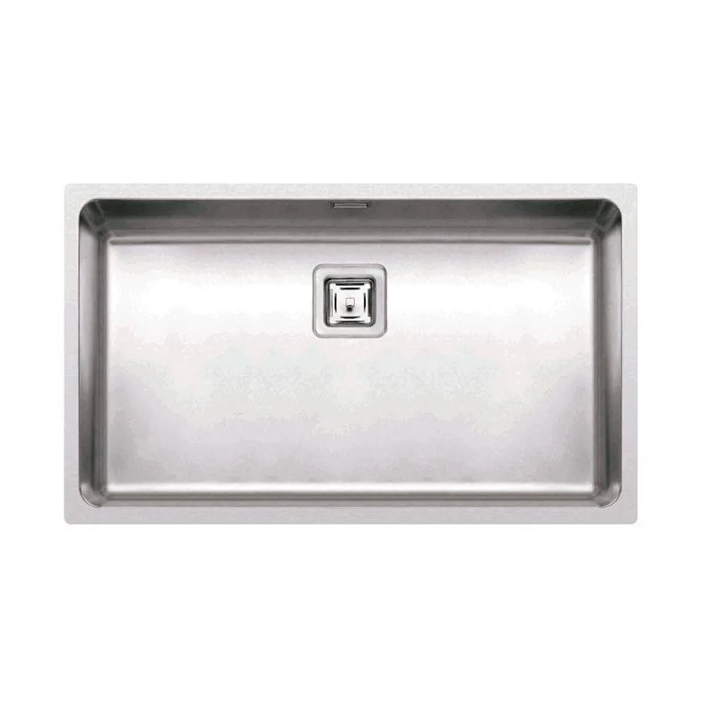 ELLECI Mosogatótálca W-Square 700 inox munkalapra, munkalap alá és szintbe is szerelhető Inox