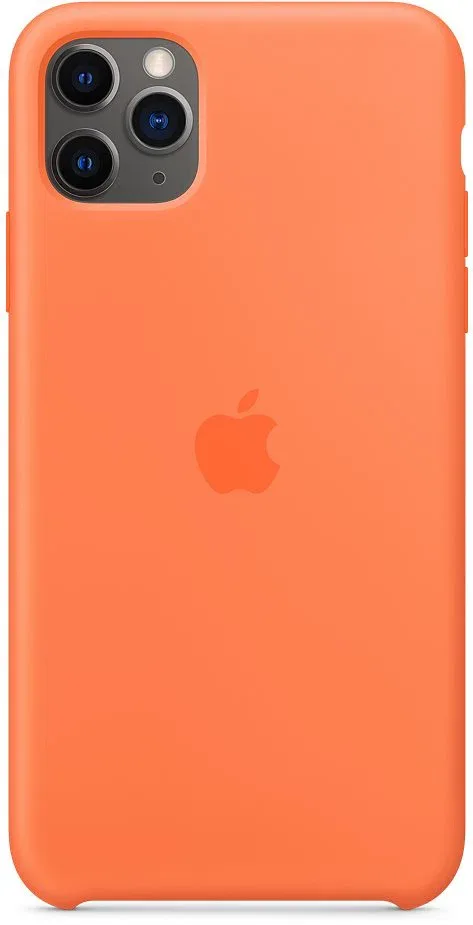 Apple iPhone 11 Pro Max szilikon tok homoktövis