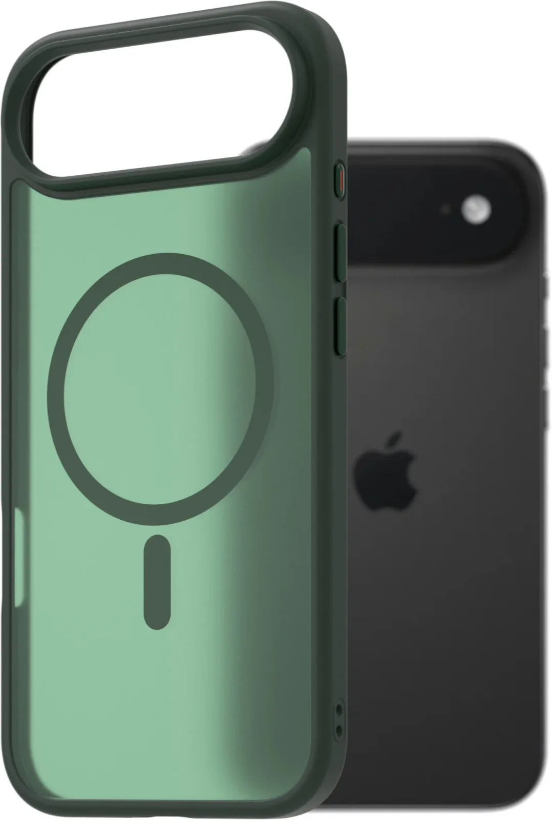 AlzaGuard Matte iPhone Air sötétzöld MagSafe tok