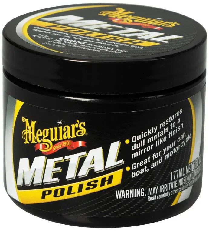 Meguiar's Metal Polish – fémápoló paszta, szilárd, 177 ml