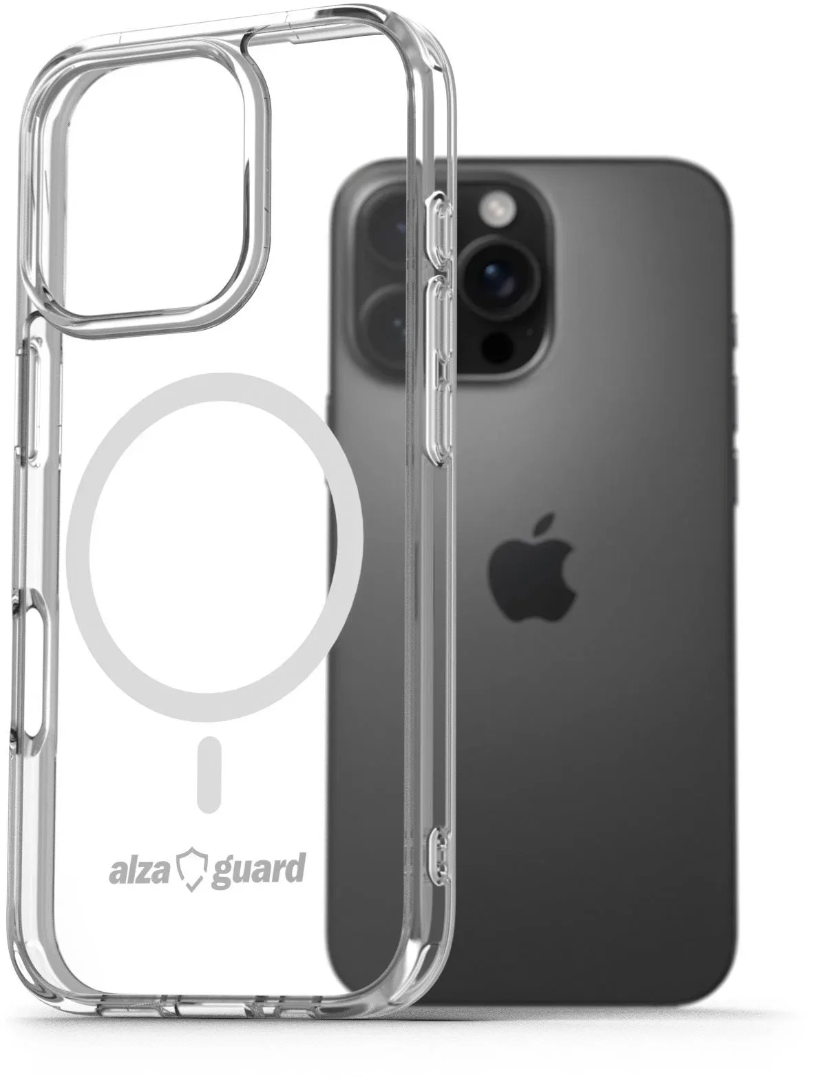 AlzaGuard iPhone 16 Pro Crystal Clear TPU Compatible with Magsafe tok
