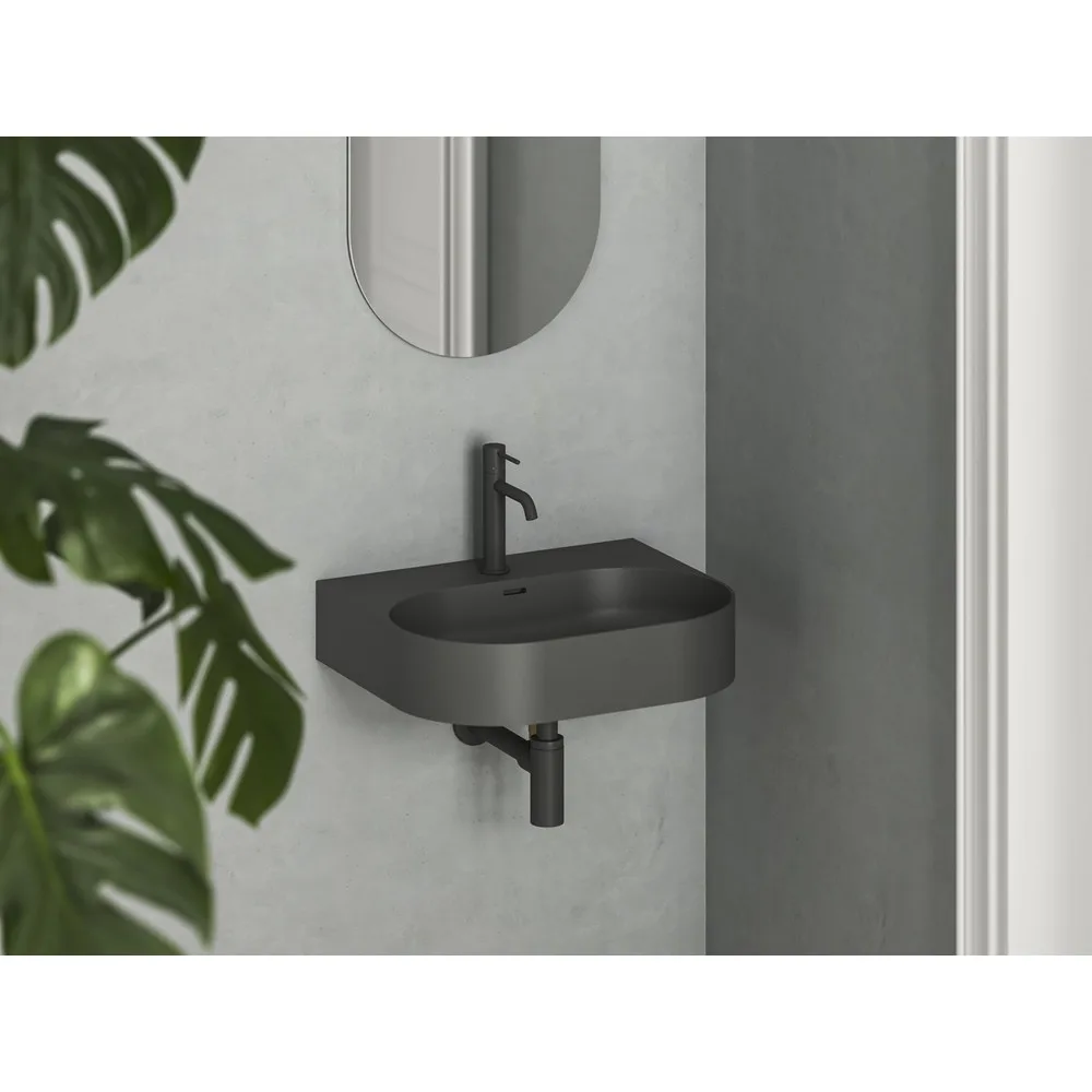 RAVAK XJX03155002 Ceramic Slim Wall O 55 N kerámiamosdó antracit