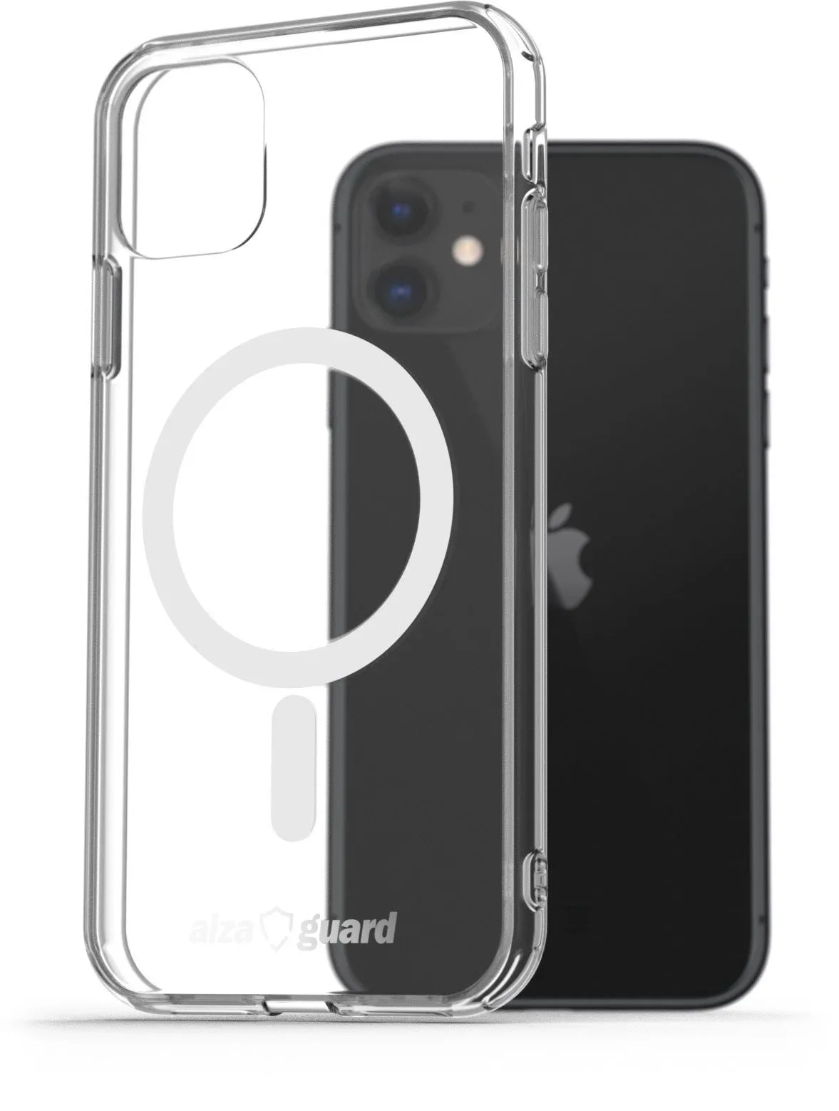AlzaGuard Crystal Clear TPU Case Compatible with Magsafe iPhone 11 tok