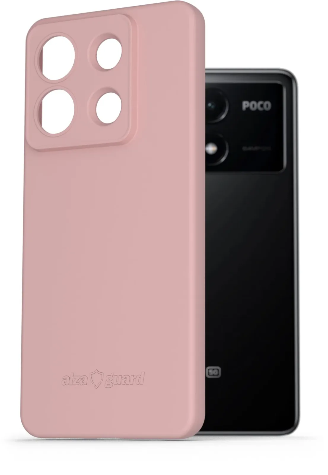AlzaGuard Matte TPU Case Xiaomi Redmi Note 13 Pro 5G / POCO X6 5G rózsaszín tok