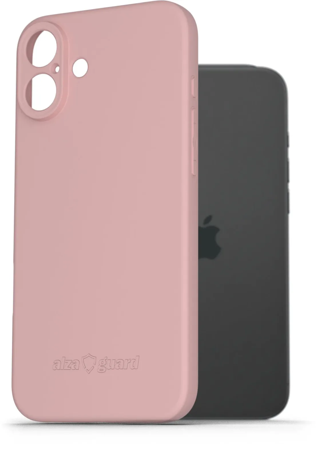 AlzaGuard Matte TPU Case iPhone 16 Plus rózsaszín