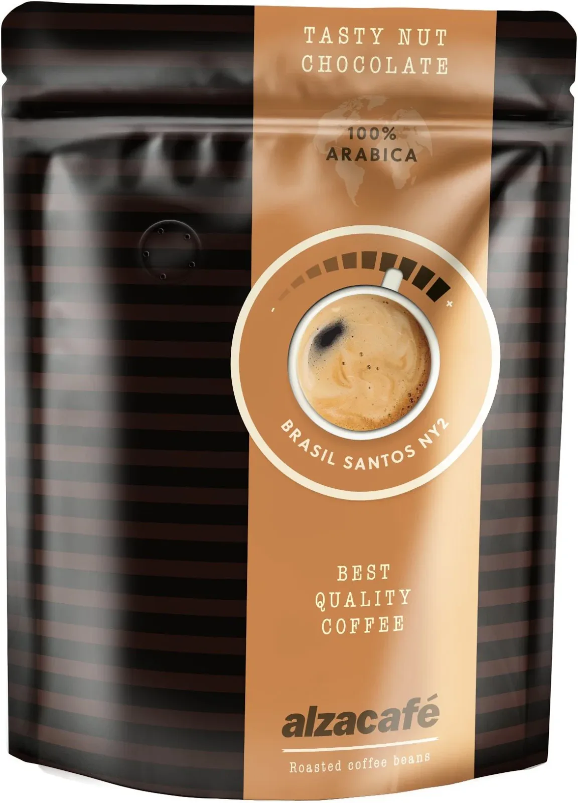 AlzaCafé Brasil Santos, szemes, 250g