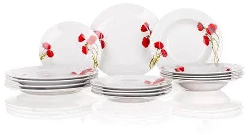 BANQUET étkező szett 18 db POPPY A02565