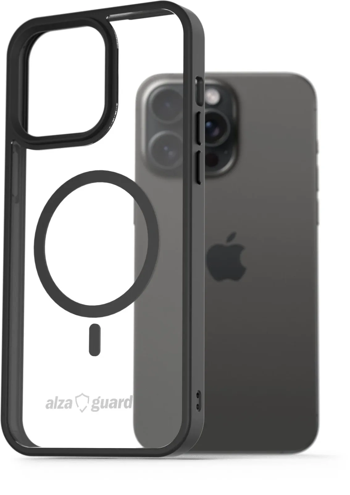 AlzaGuard iPhone 15 Pro Max Clear TPU Case Compatible with Magsafe tok