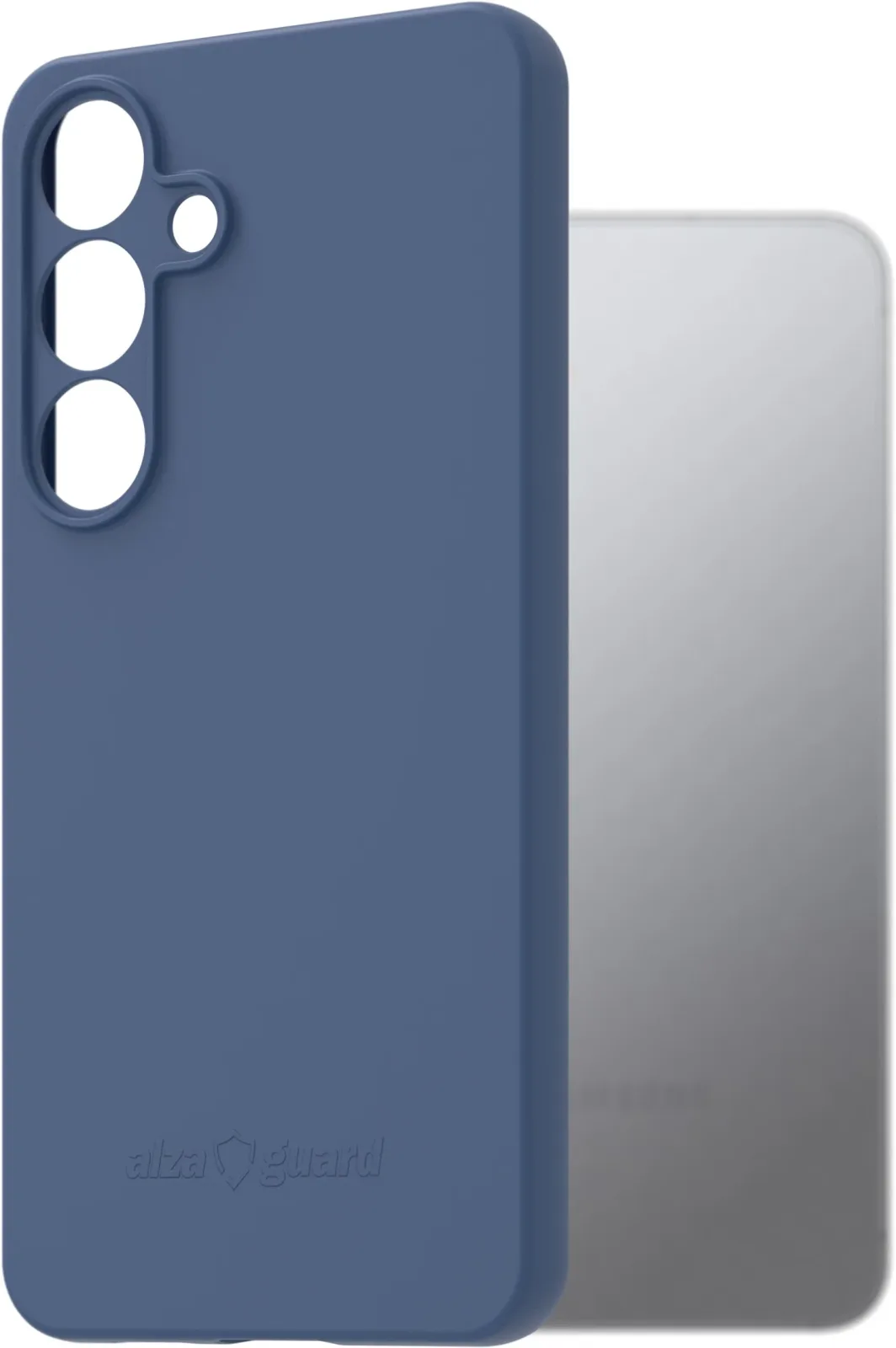 AlzaGuard Matte Case Samsung Galaxy S25 kék TPU tok