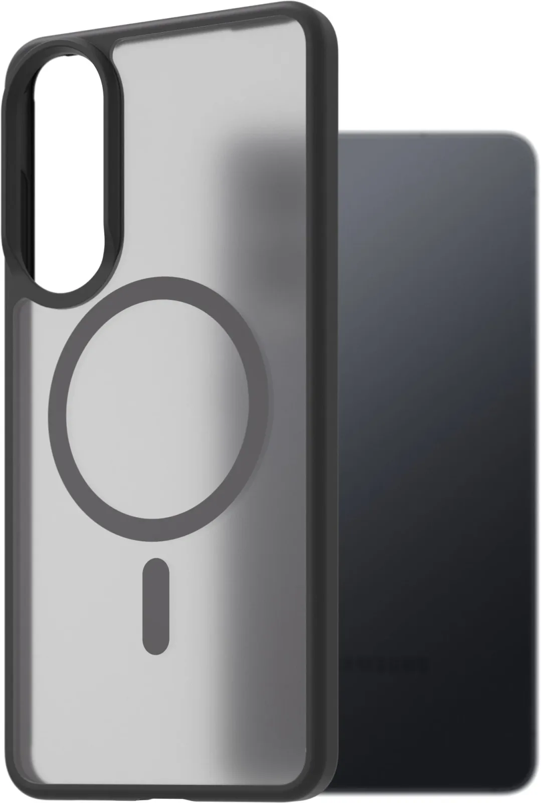 AlzaGuard Matte Samsung Galaxy S25 EDGE fekete MagSafe tok