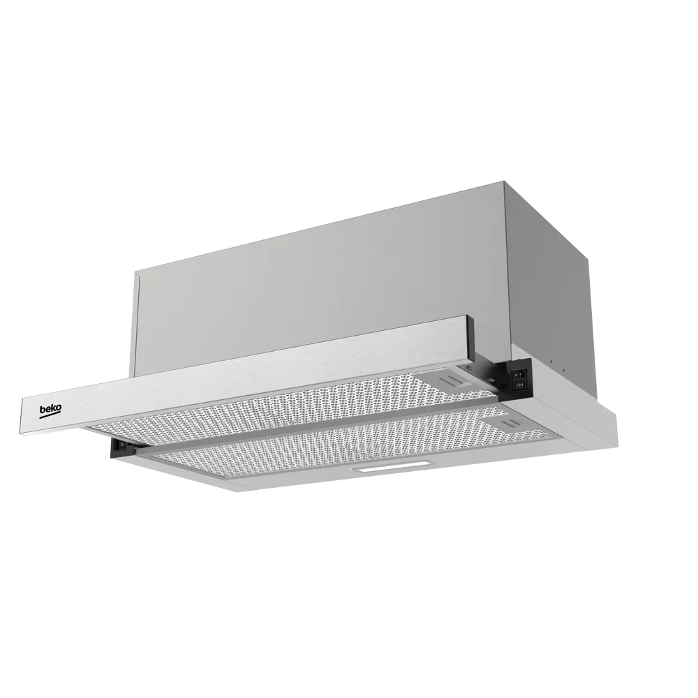 Beko HNT61520XH beépíthető teleszkópos páraelszívó (inox)