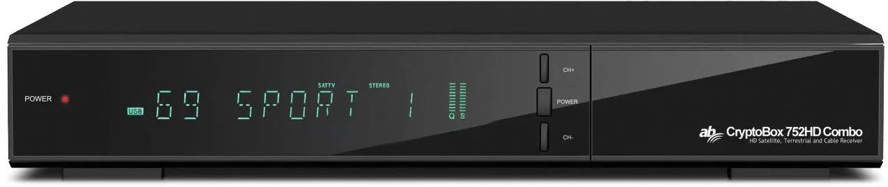 AB CryptoBox 752HD Combo DVB-T2/S2/C