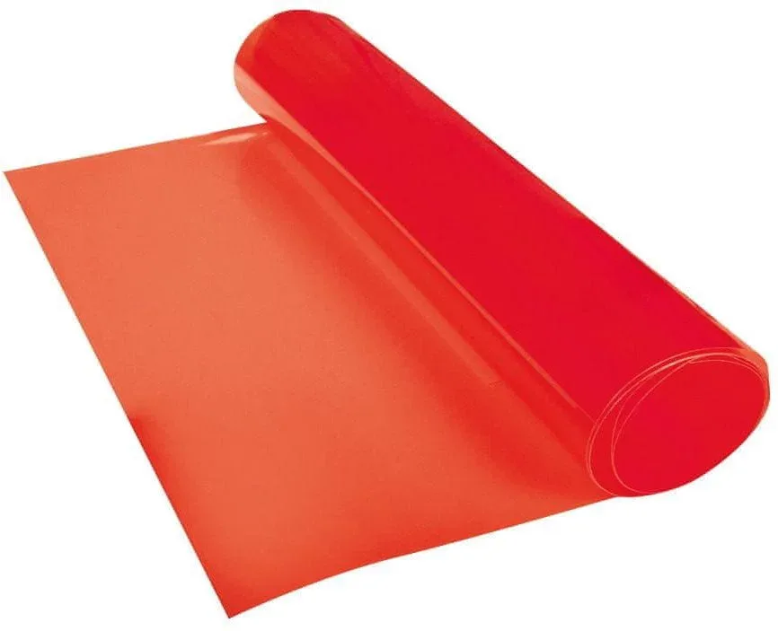 FOLIATEC Áttetsző fólia lámpákhoz 100x30 cm piros