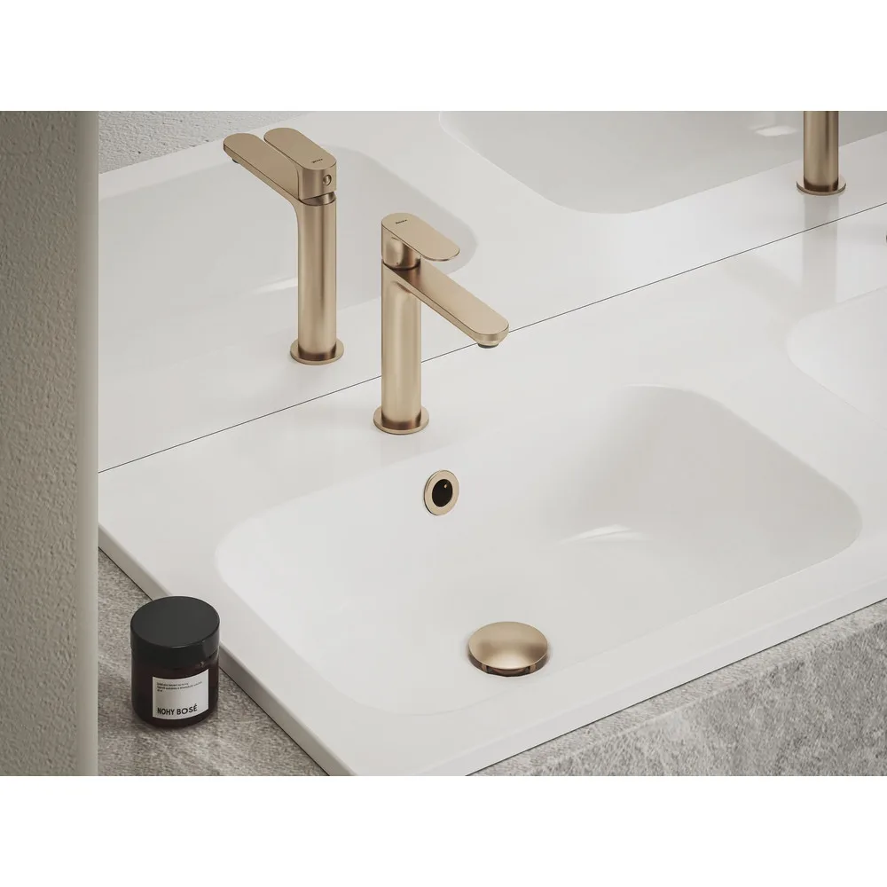 RAVAK X070413 Eleganta álló mosdócsaptelep BeCool 174 mm leeresztő nélkül EL 012.61RGB, rose gold