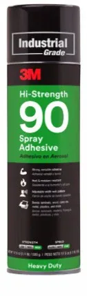 3M™ 90 Nagy szilárdságú spray ragasztó, átlátszó, 500 ml