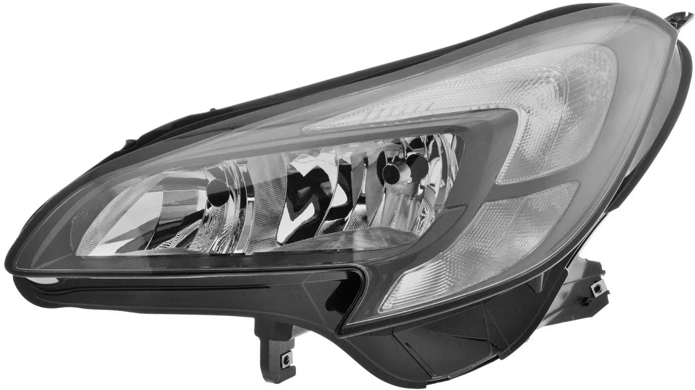 ACI OPEL CORSA 14 - H7+H7, elektromos vezérlésű, fekete, L