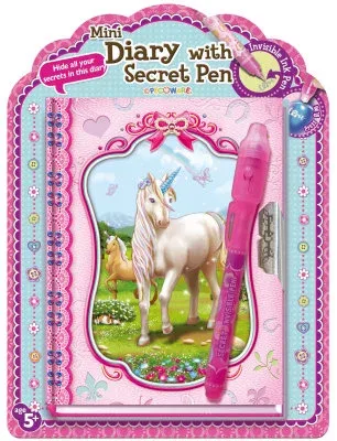 Alltoys Mini napló titkos tollal Unikornisok