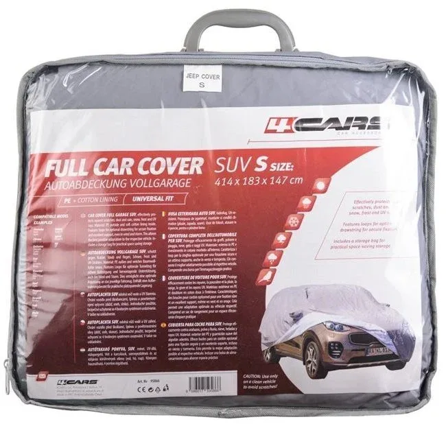 4CARS SUV Autótakaró ponyva, S