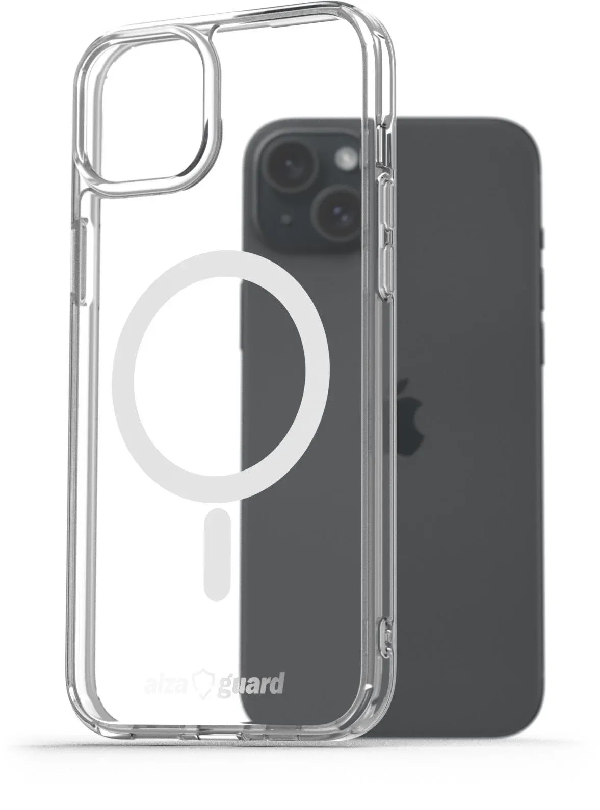 AlzaGuard Crystal Clear TPU Case Compatible with Magsafe iPhone 15 Plus tok