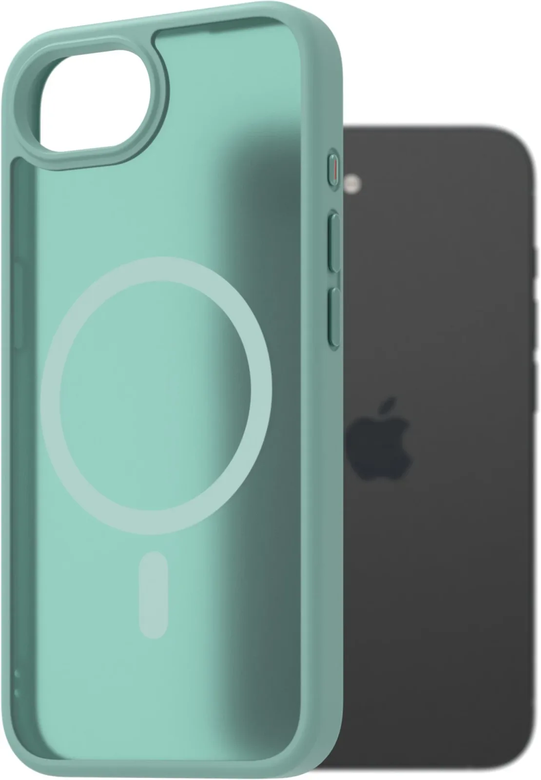 AlzaGuard iPhone 16e Magsafe teal matt tok