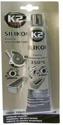 Szilikon motoralkatrészek tömítéséhez - fekete 85 g K2