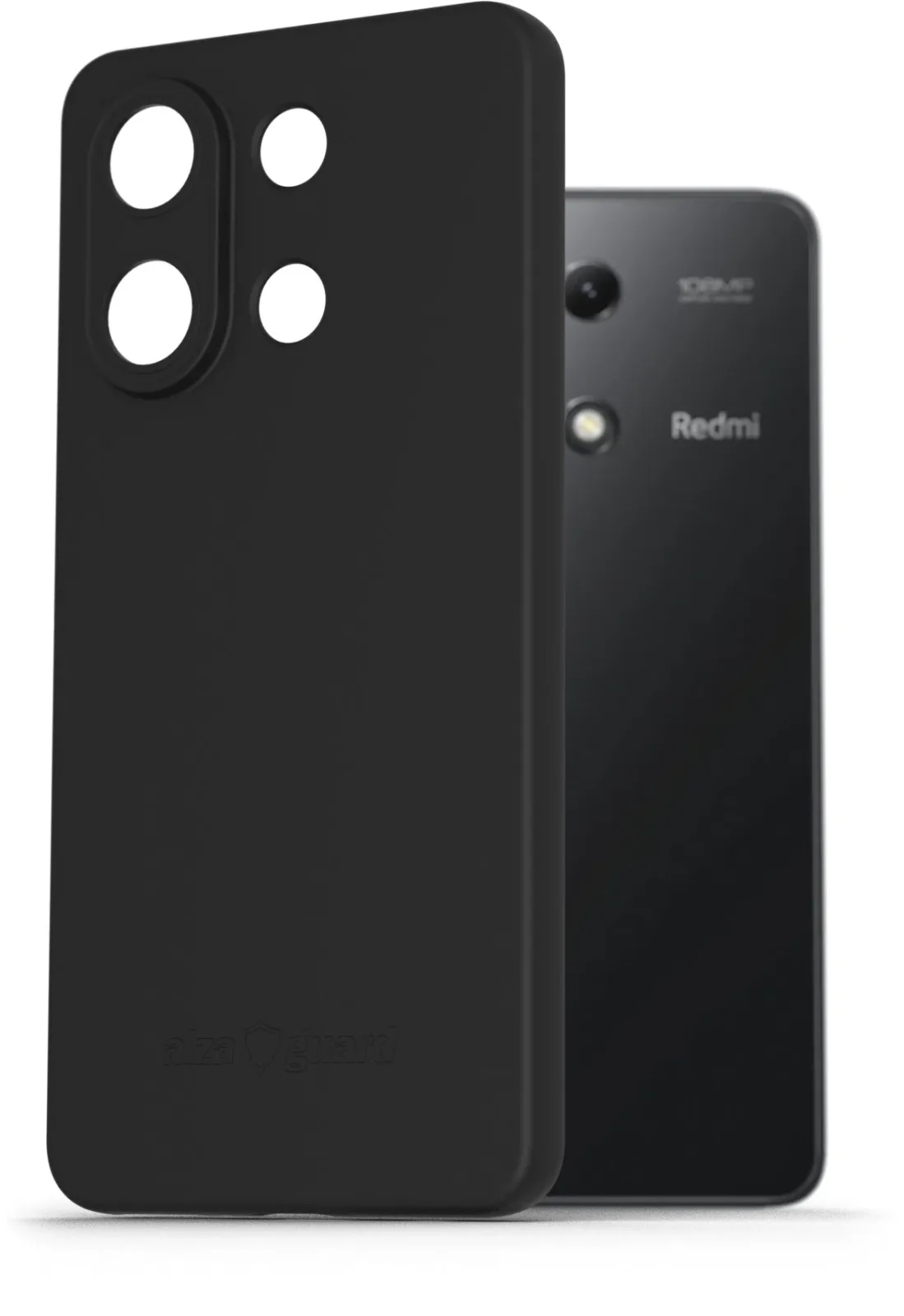 AlzaGuard Matte TPU Case Xiaomi Redmi Note 13 4G fekete tok