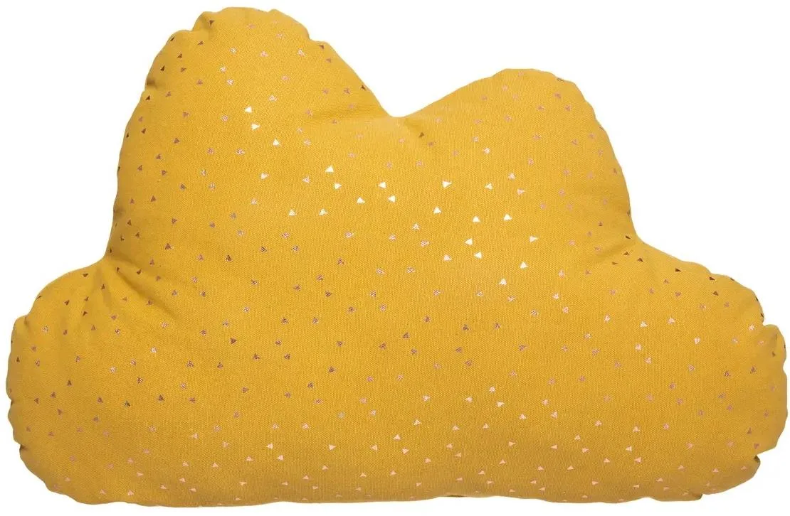 ATMOSPHERA gyermekpárna puff okkersárga 45×28 cm