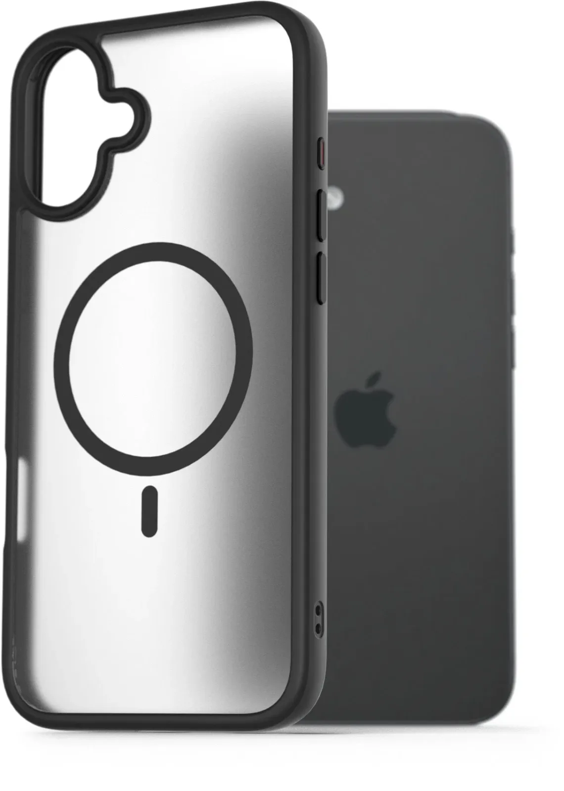 AlzaGuard Matte Case iPhone 16 Plus Magsafe fekete tok