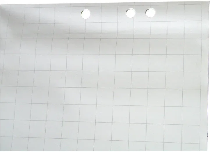 AVELI flipchart pad, 25 lap, négyzetrácsos