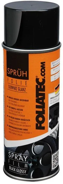 FOLIATEC - Spray - fényes fekete, 400 ml