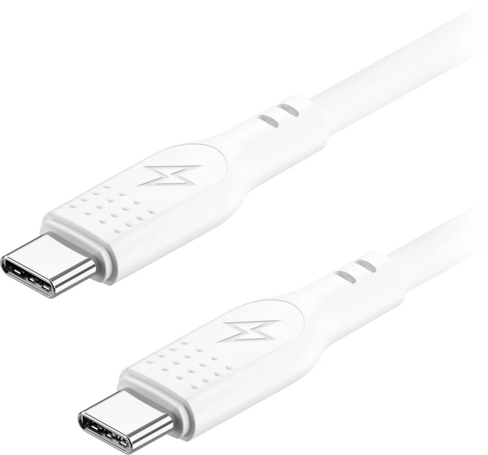 AlzaPower SilkCore USB-C/USB-C 2.0 5A, 240W, 1 m, fehér