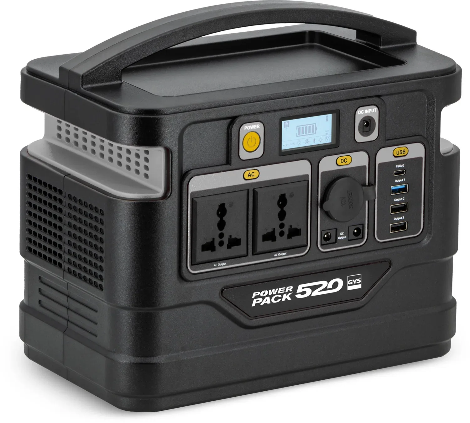 GYS Power Pack 520 akkumulátor töltőállomás, 518 Wh