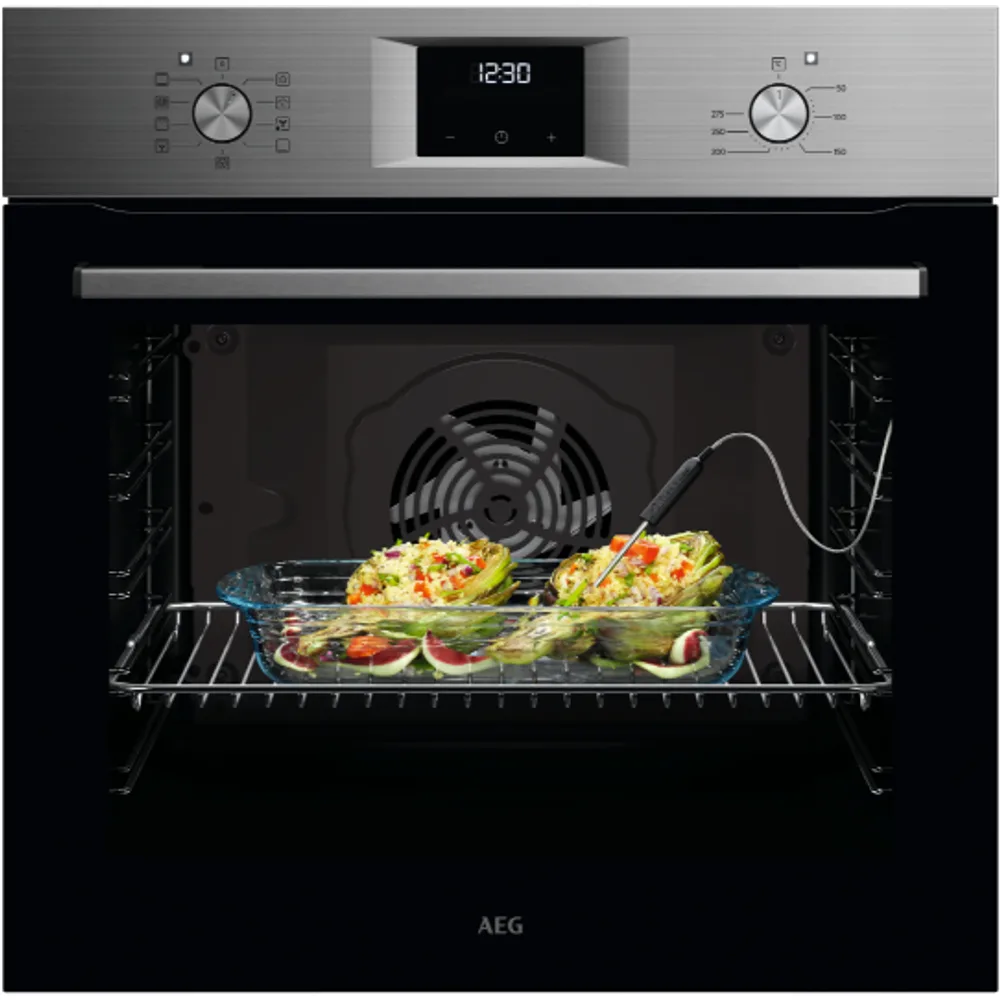 AEG OA5CB31SM SurroundCook/SteamBake 5000 gőzsütő, katalitikus öntisztító hátfal/aqua clean tisztítással