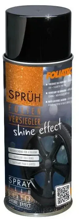 FOLIATEC színtelen spray lakk fóliával bevont felületekre - shine effect