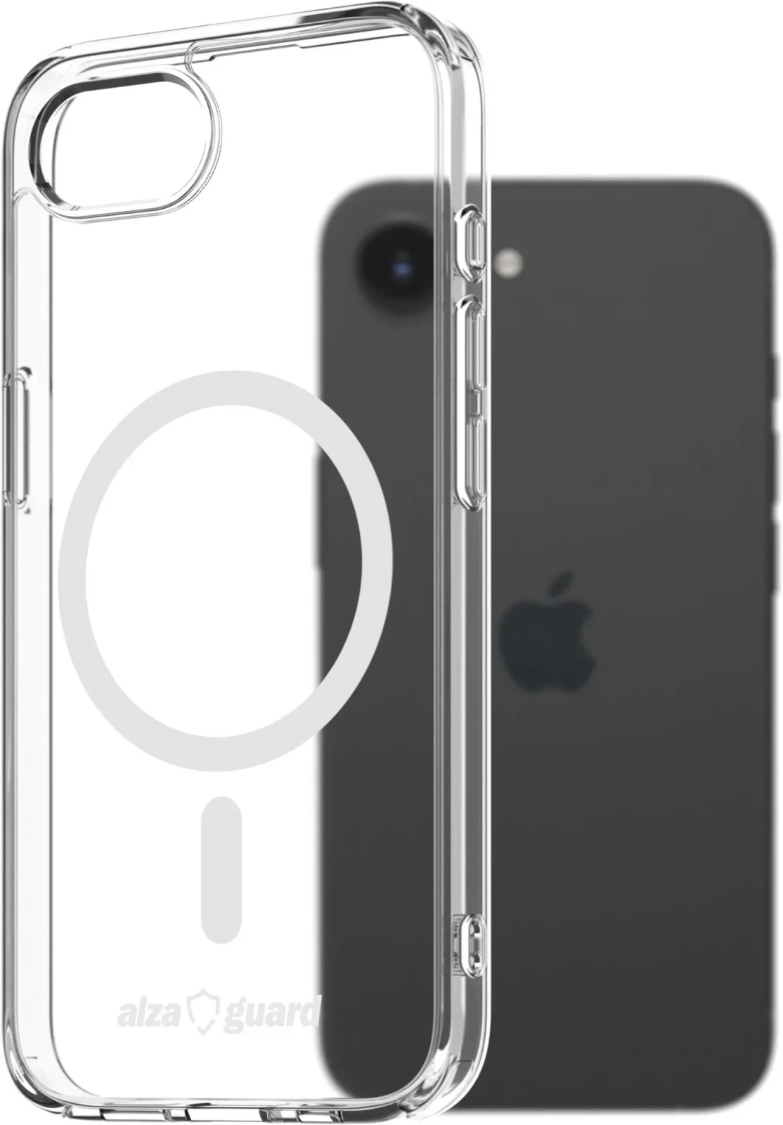 AlzaGuard Crystal Clear TPU Case Compatible with Magsafe iPhone 16e tok