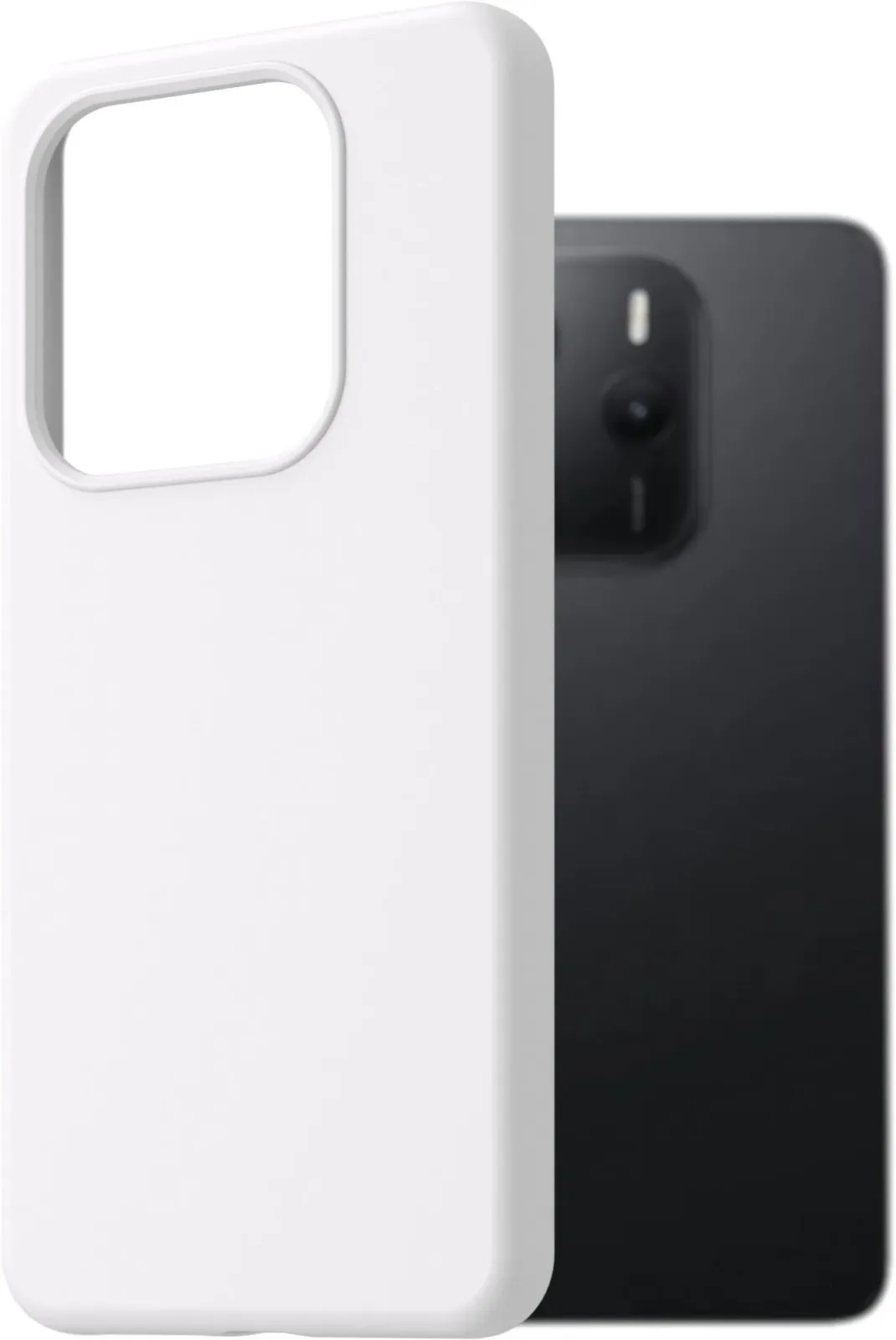 AlzaGuard Premium Silicone Case Xiaomi Redmi Note 14 4G fehér tok