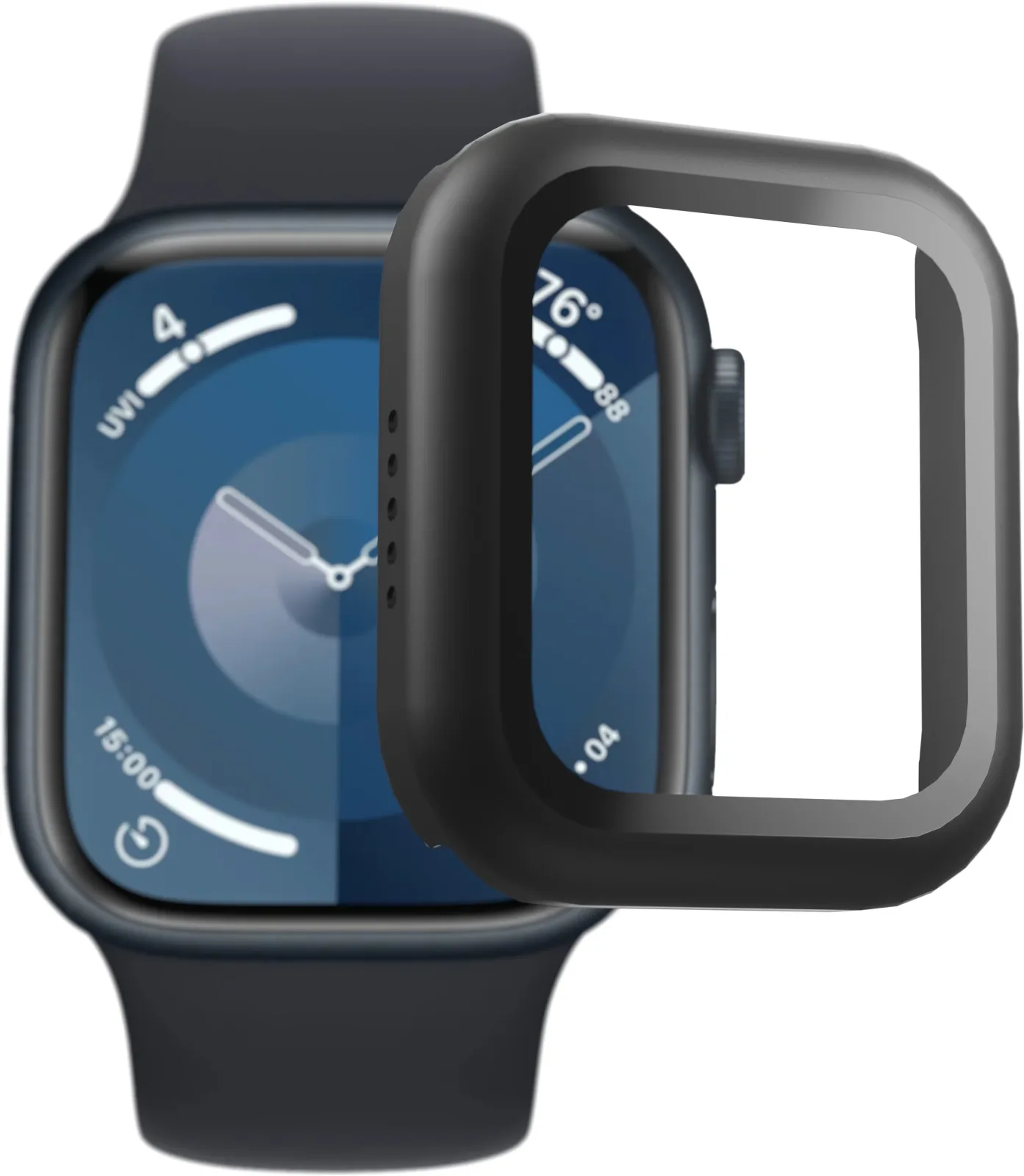 AlzaGuard Elite Hero Case Apple Watch 41mm fekete tok
