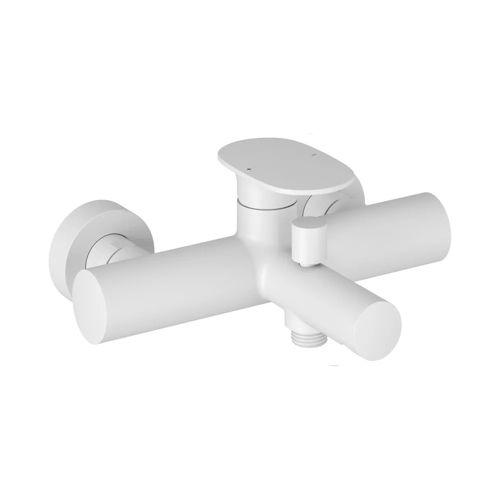 RAVAK X070569 Spring fali kádcsaptelep zuhanyszett nélkül, matt fehér SG 022.10WHM