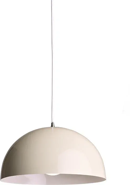 ACA DECOR Melina függőlámpa, max 60 W/E27/230 V/IP20, krémfehér
