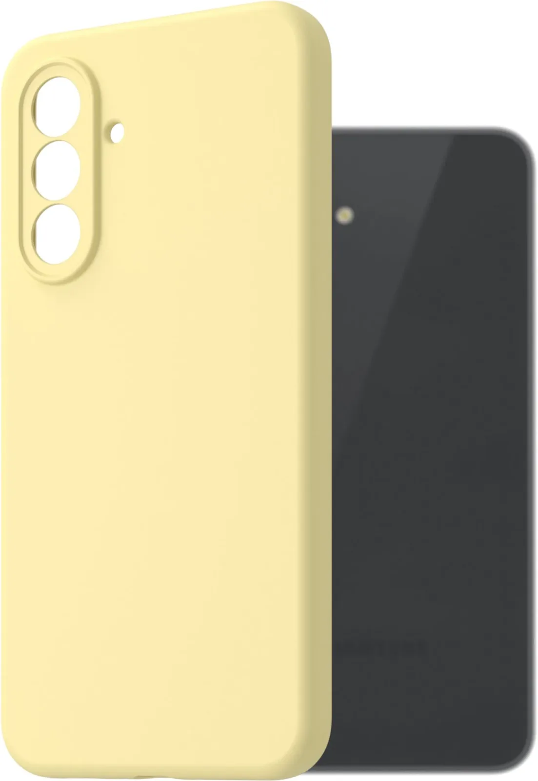 AlzaGuard Premium Silicone Case Samsung Galaxy A36 sárga tok
