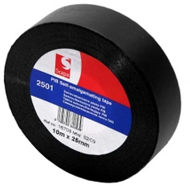 ACI PIB 25 mm, 10 m, vulkanizáló szalag, fekete