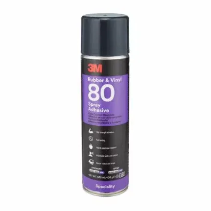 3M™ 80 Polikloroprén spray ragasztó gumira és vinilre, sárgás, 500 ml