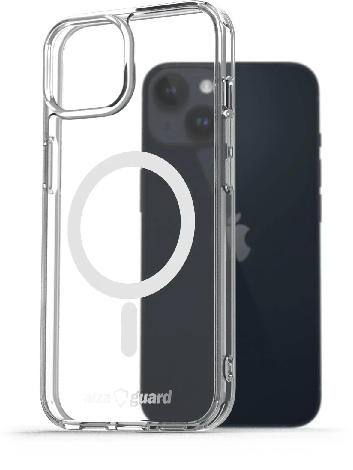 AlzaGuard Crystal Clear TPU Case Compatible with Magsafe iPhone 14 tok