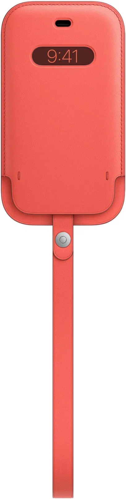 Apple iPhone 12 mini pink citrus bőr MagSafe tok