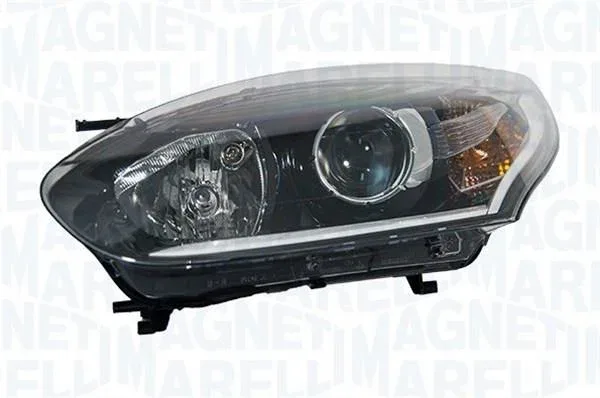MAGNETI MARELLI RENAULT Mégane 14- Bal első fényszóró, H7+H7, fekete, fehér díszléc (gyári beszállítói)