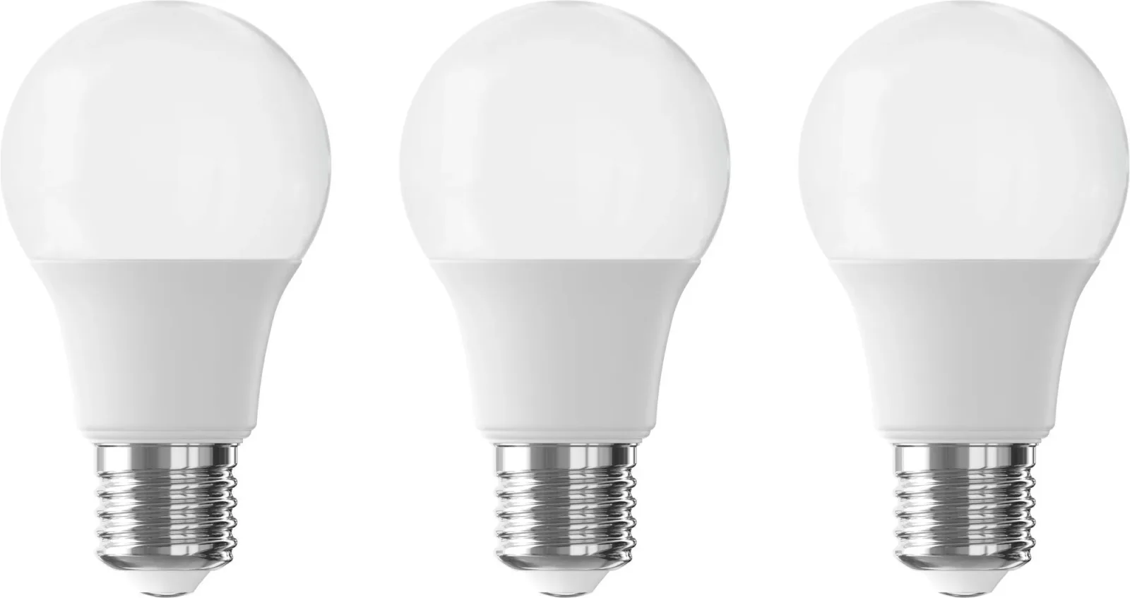 AlzaPower LED 9-60 W, E27, 6500 K, 3 db