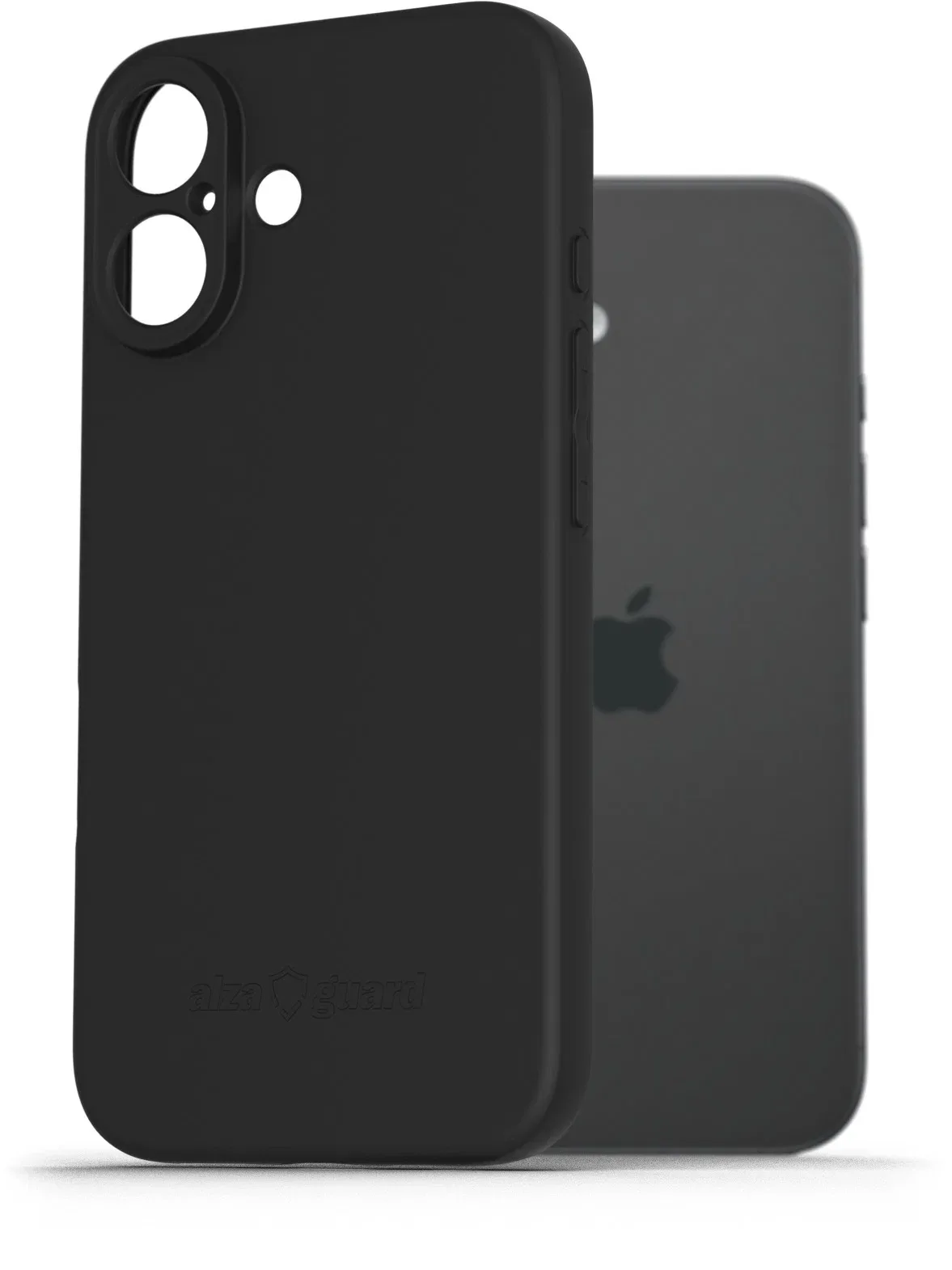 AlzaGuard Matte TPU Case iPhone 16 fekete tok